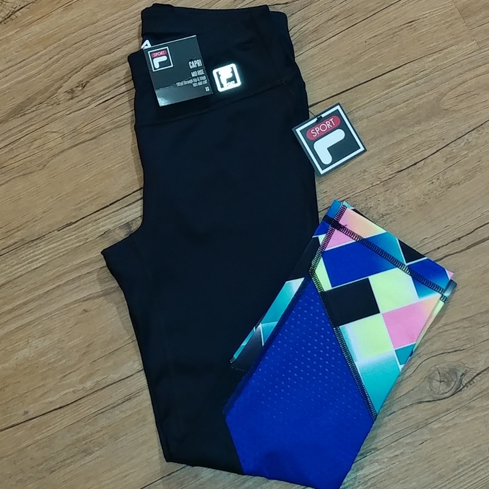 Fila Mid Rise Capri Leggings XS